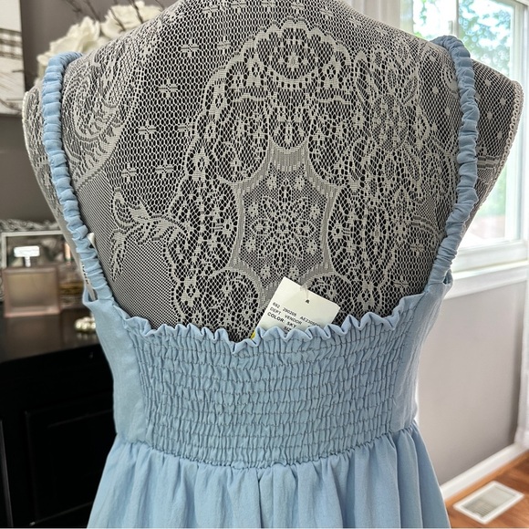 Sadie & Sage Sky Blue Mini Dress - Size M - Picture 5 of 14